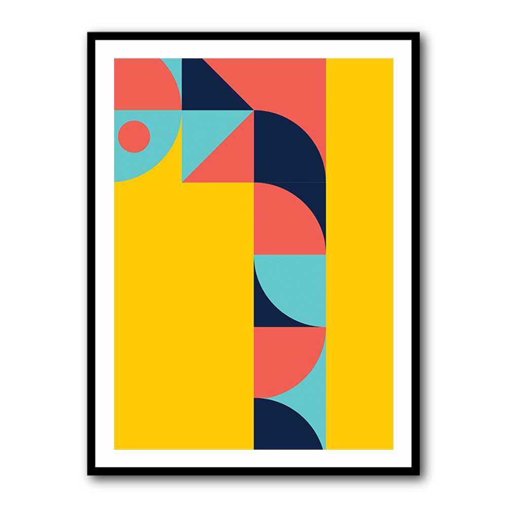 Bold Bauhaus Series #1 Wall Art Bold Bauhaus Series #1 Wall Art