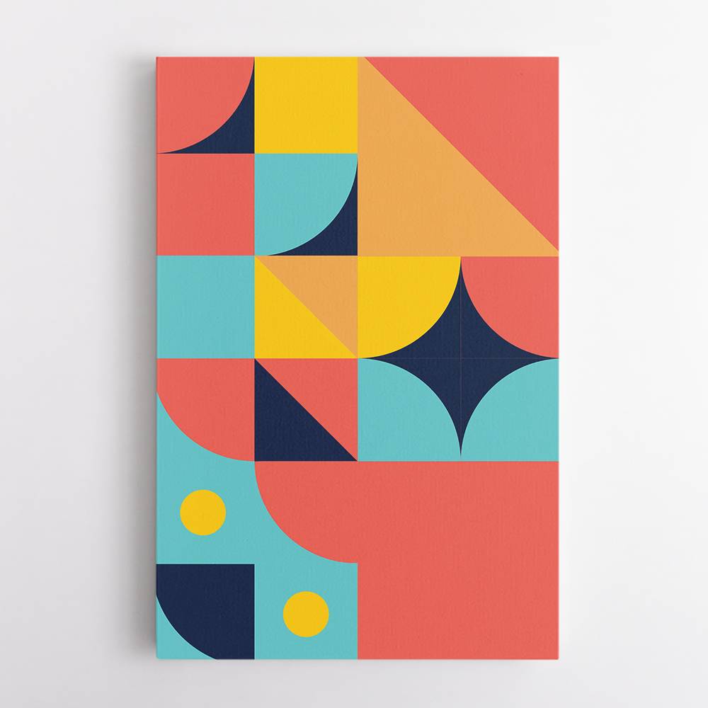 Bold Bauhaus Series #2 Wall Art Bold Bauhaus Series #2 Wall Art