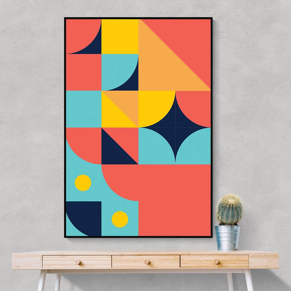 Bold Bauhaus Series #2 Wall Art Bold Bauhaus Series #2 Wall Art