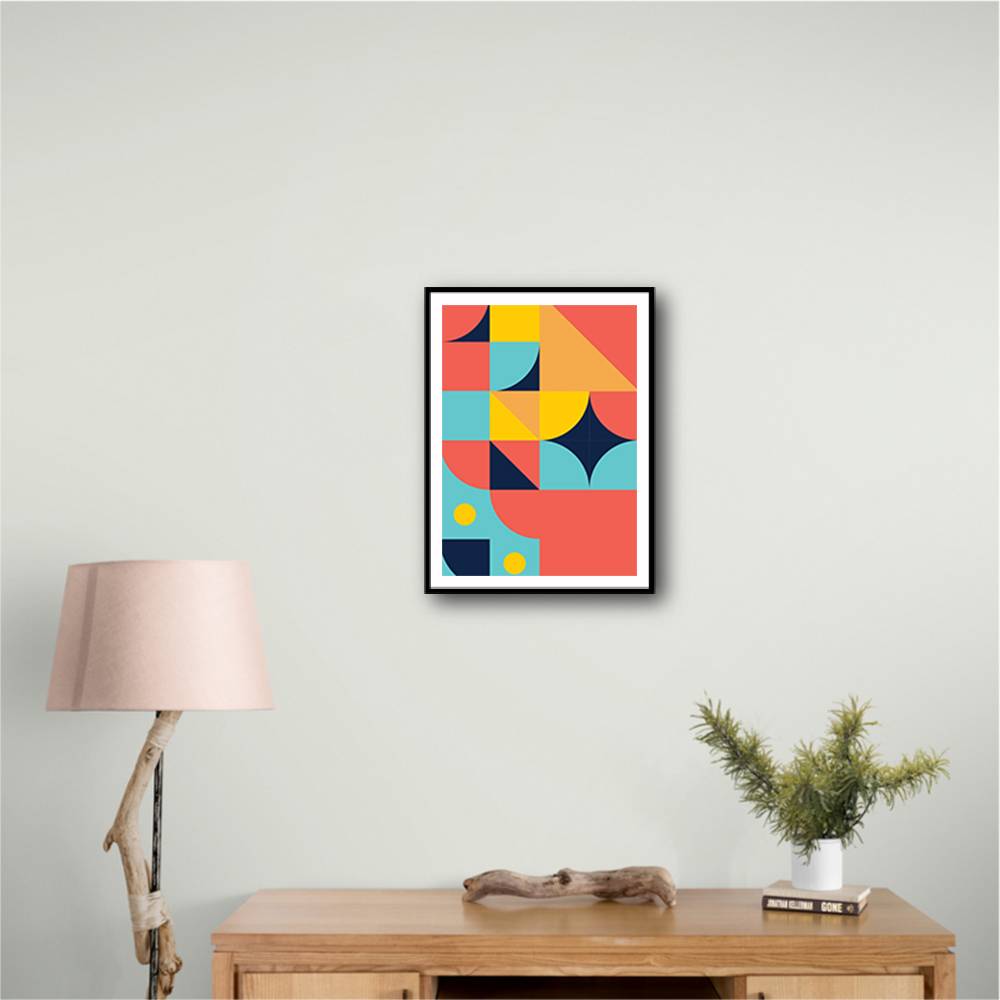 Bold Bauhaus Series #2 Wall Art Bold Bauhaus Series #2 Wall Art