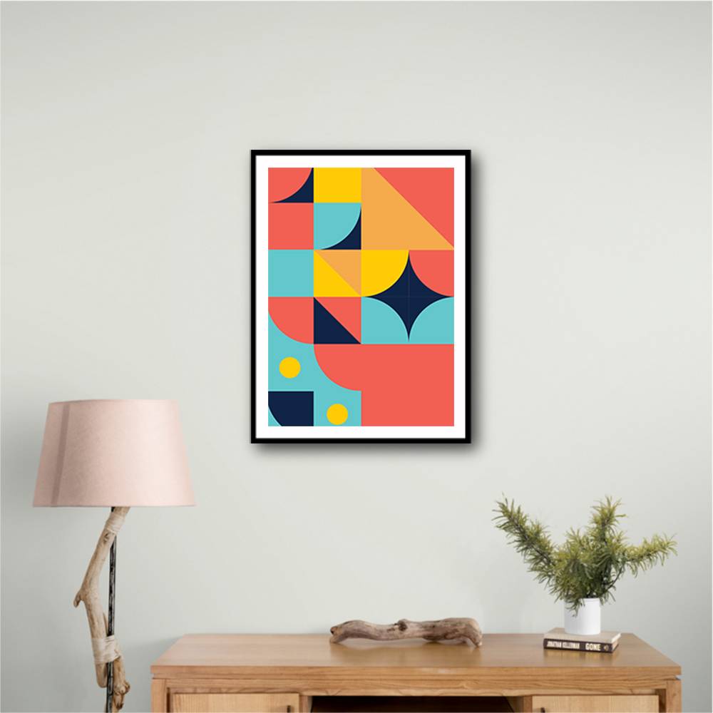 Bold Bauhaus Series #2 Wall Art Bold Bauhaus Series #2 Wall Art