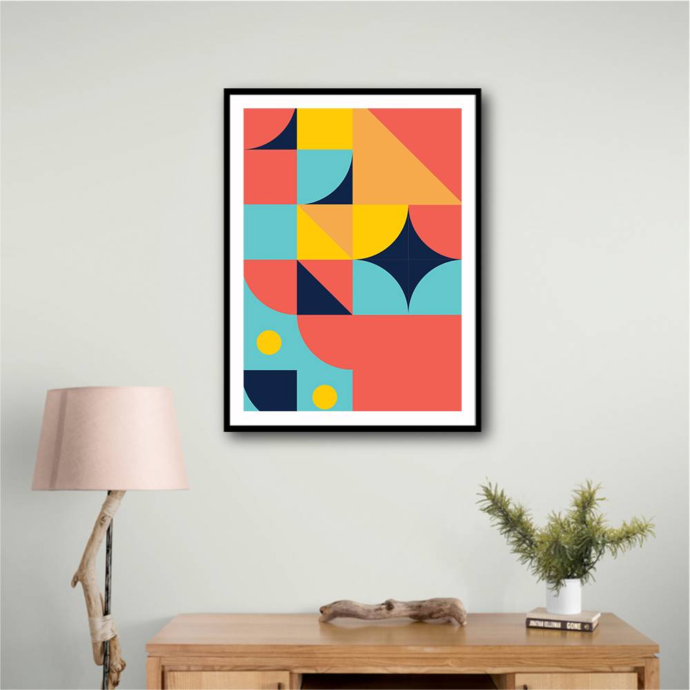 Bold Bauhaus Series #2 Wall Art Bold Bauhaus Series #2 Wall Art