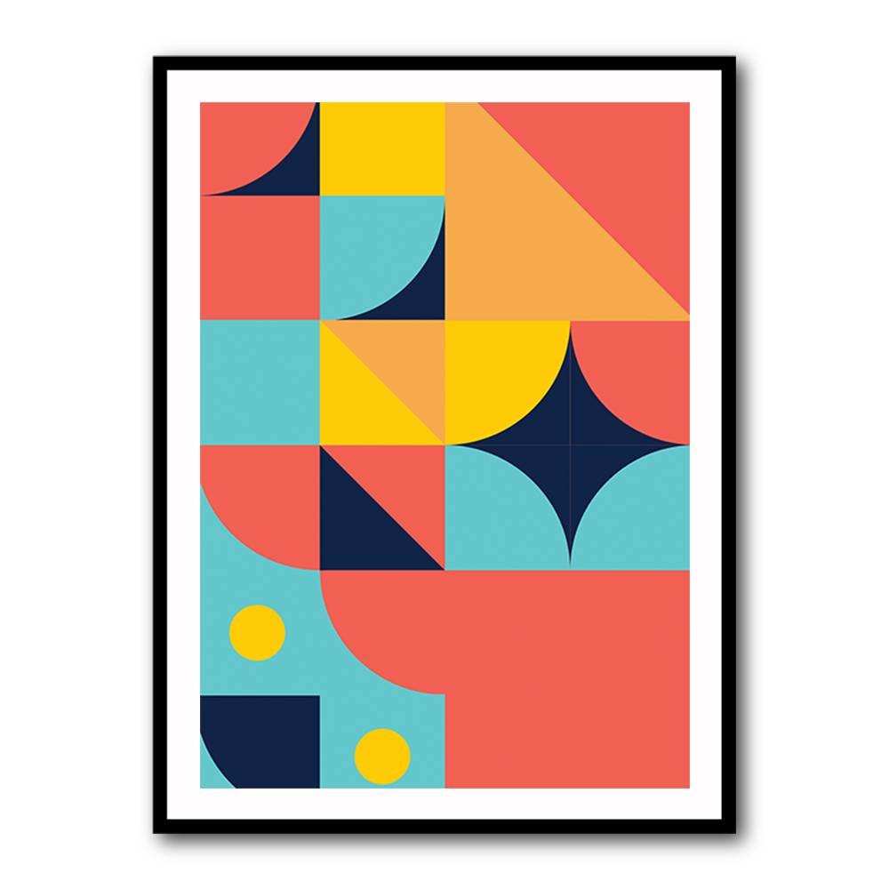 Bold Bauhaus Series #2 Wall Art Bold Bauhaus Series #2 Wall Art