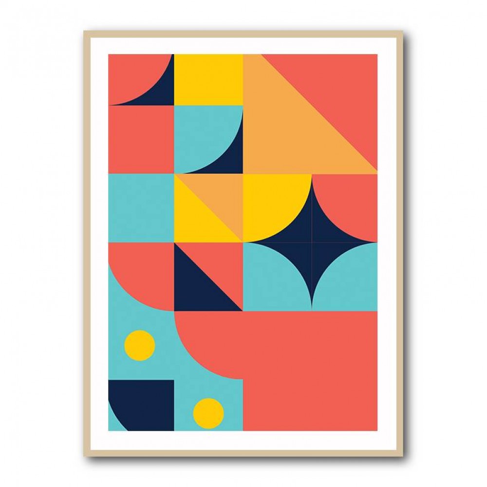 Bold Bauhaus Series #2 Wall Art Bold Bauhaus Series #2 Wall Art