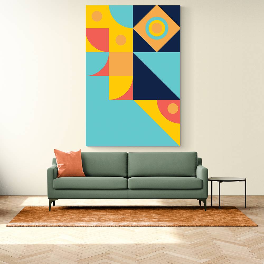 Bold Bauhaus Series #4 Wall Art Bold Bauhaus Series #4 Wall Art
