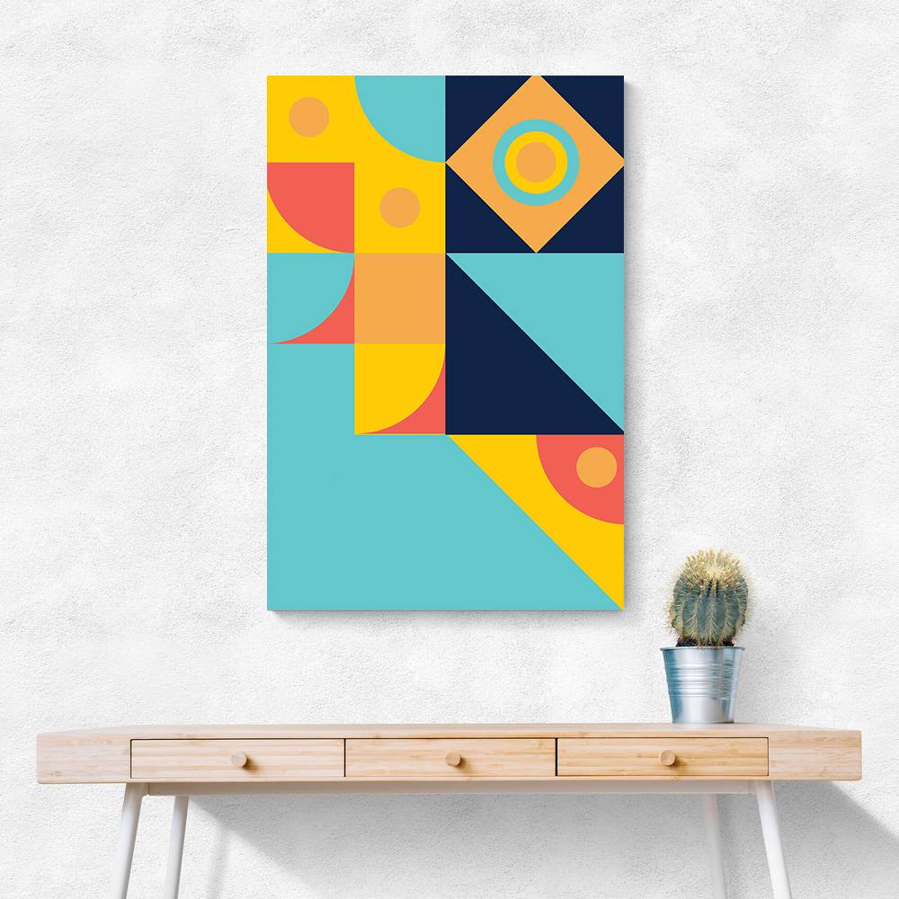 Bold Bauhaus Series #4 Wall Art Bold Bauhaus Series #4 Wall Art