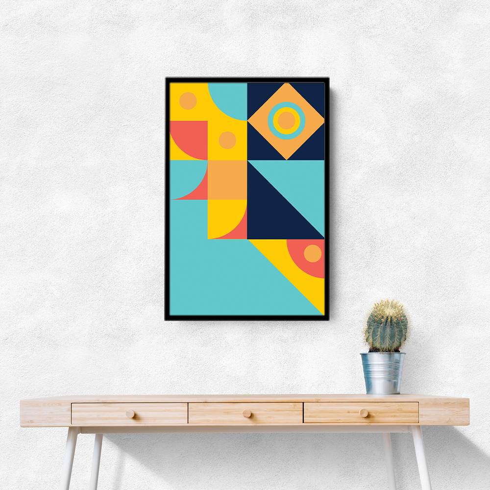Bold Bauhaus Series #4 Wall Art Bold Bauhaus Series #4 Wall Art