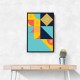 Bold Bauhaus Series #4 Wall Art Bold Bauhaus Series #4 Wall Art