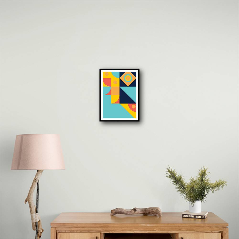 Bold Bauhaus Series #4 Wall Art Bold Bauhaus Series #4 Wall Art