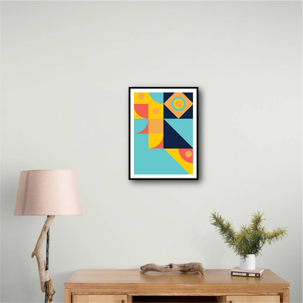 Bold Bauhaus Series #4 Wall Art Bold Bauhaus Series #4 Wall Art