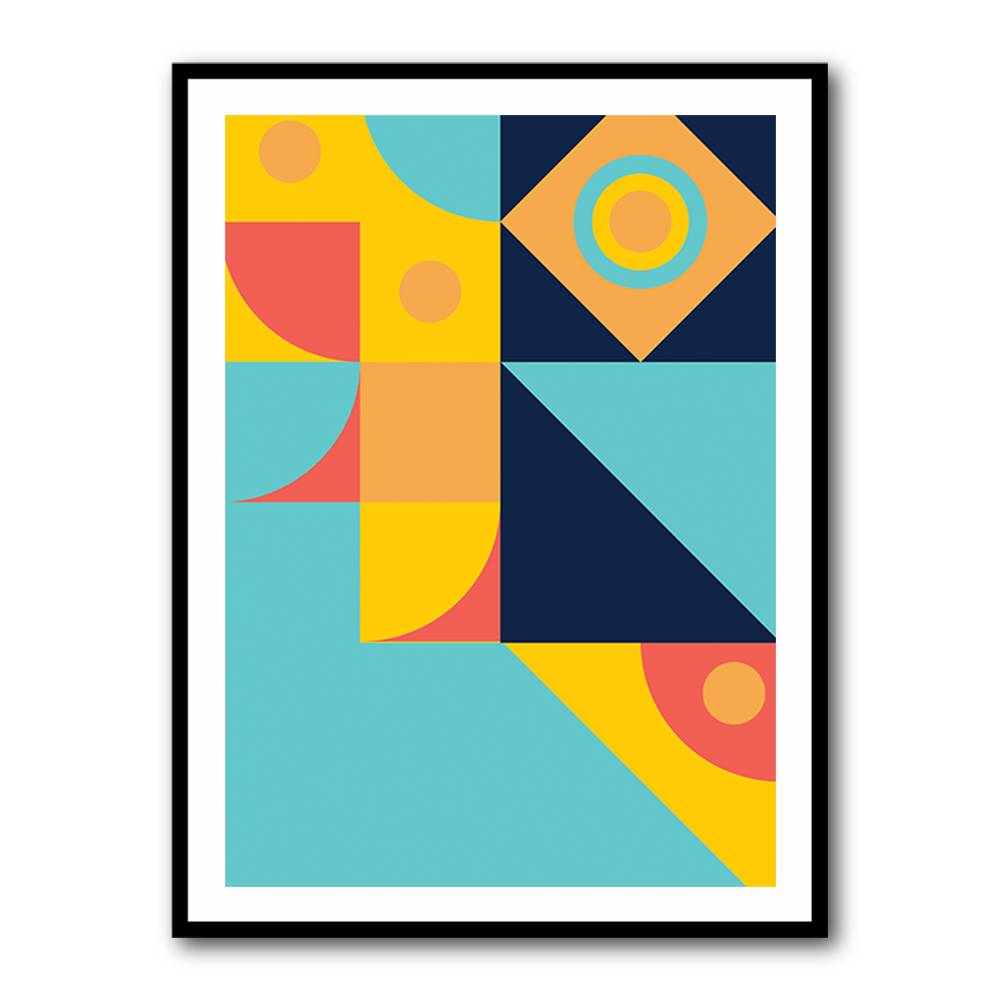 Bold Bauhaus Series #4 Wall Art Bold Bauhaus Series #4 Wall Art