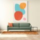 Bright Abstract Shapes #1 Wall Art Bright Abstract Shapes #1 Wall Art