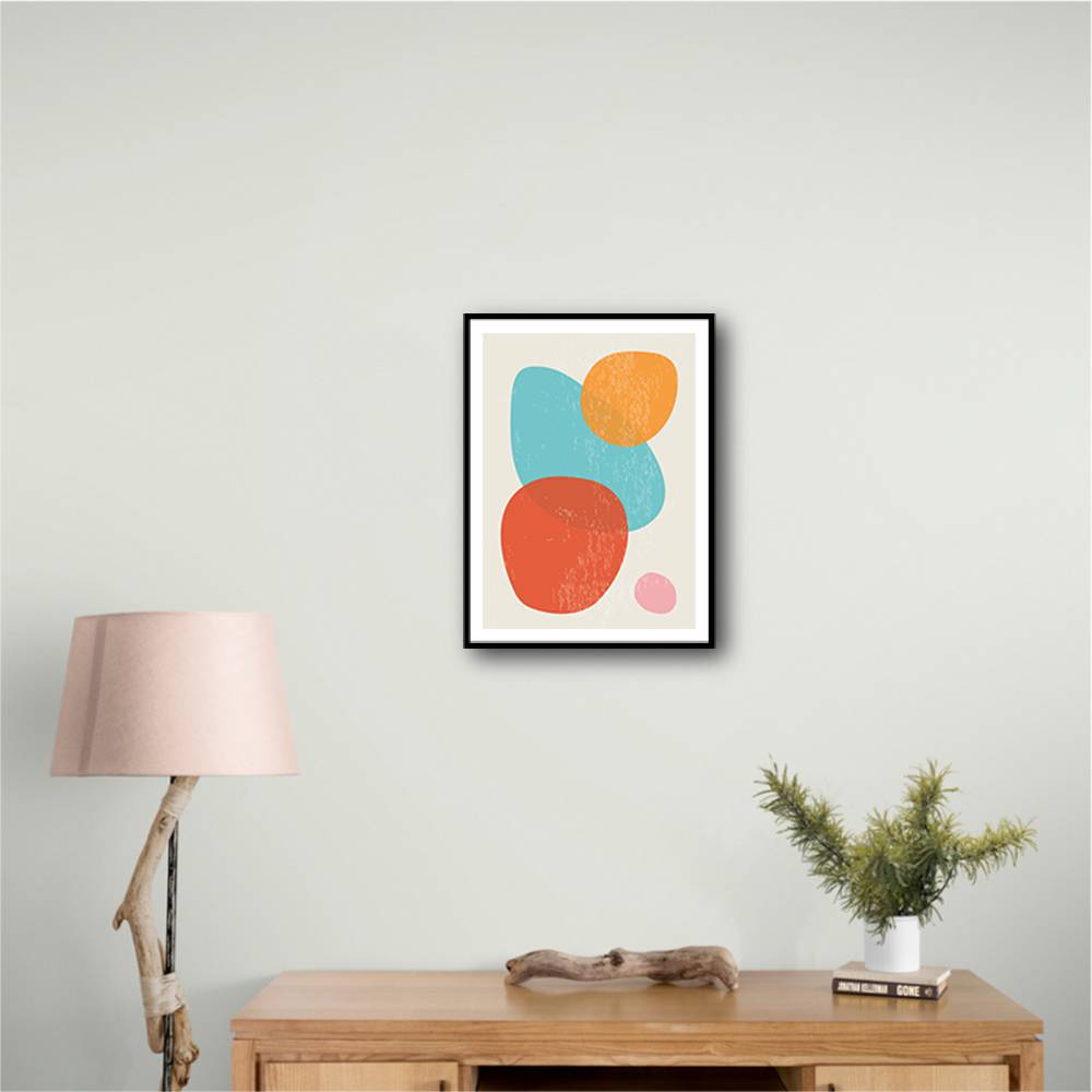 Bright Abstract Shapes #1 Wall Art Bright Abstract Shapes #1 Wall Art
