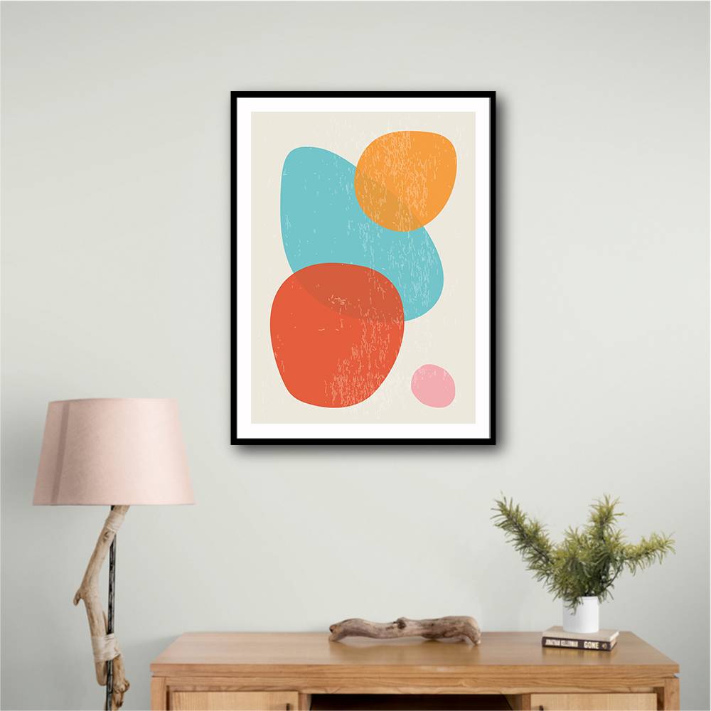 Bright Abstract Shapes #1 Wall Art Bright Abstract Shapes #1 Wall Art