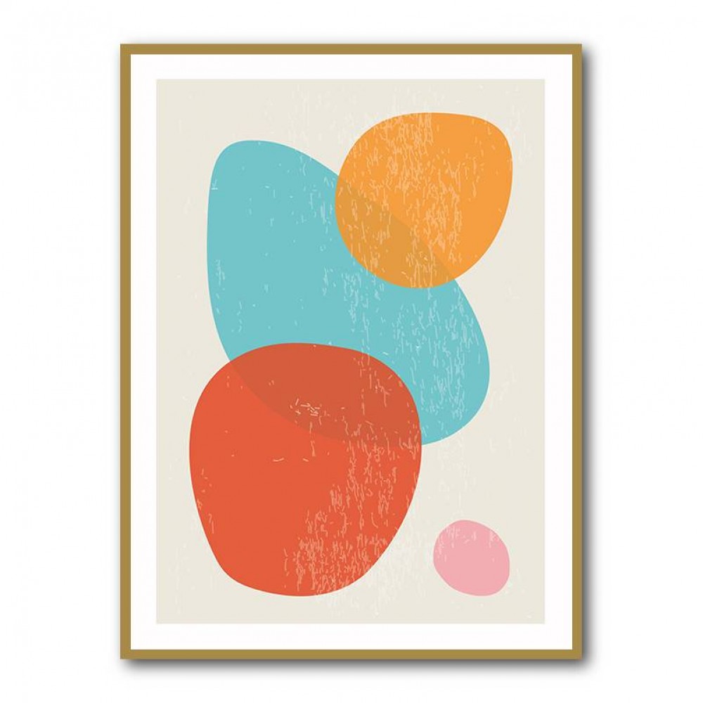 Bright Abstract Shapes #1 Wall Art Bright Abstract Shapes #1 Wall Art