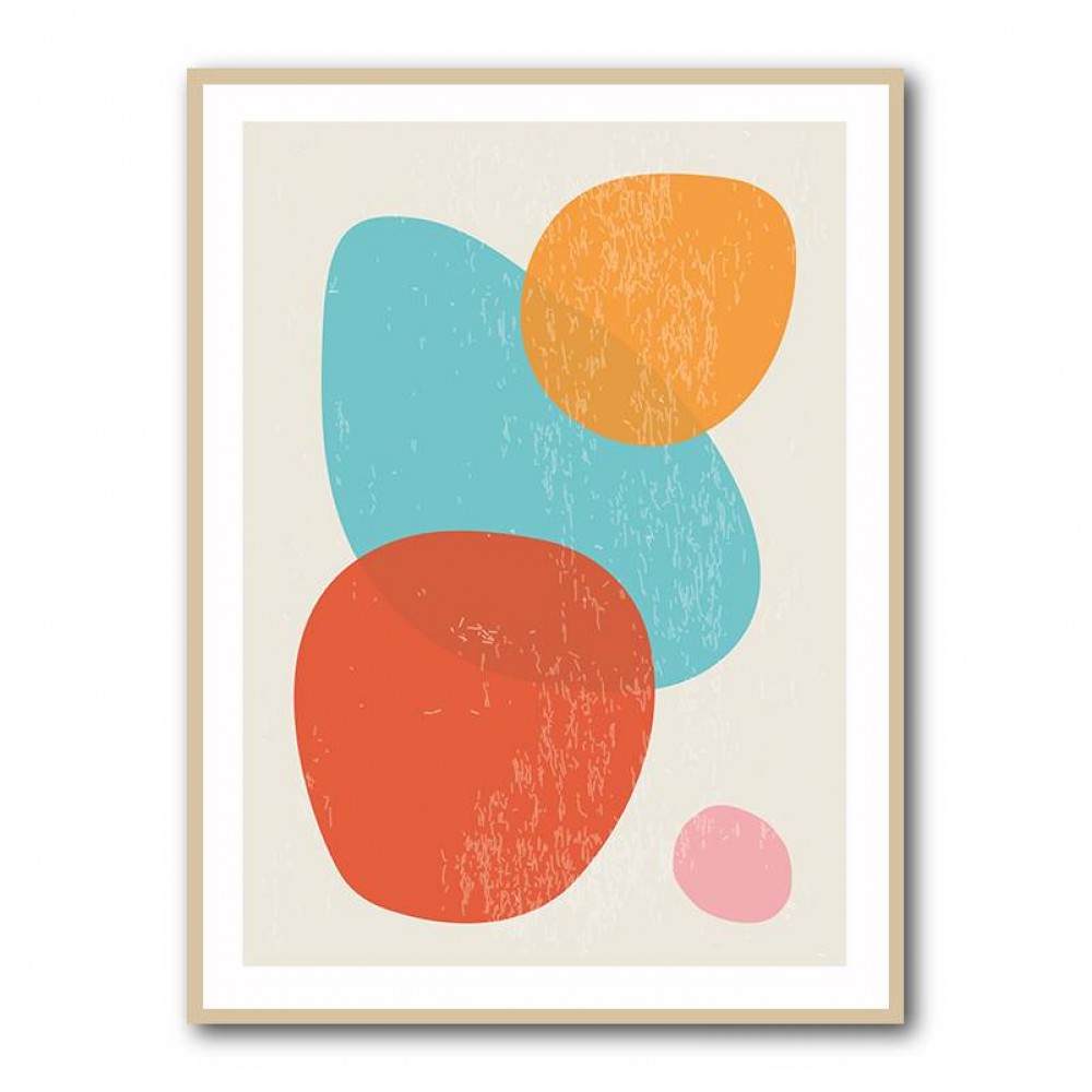 Bright Abstract Shapes #1 Wall Art Bright Abstract Shapes #1 Wall Art