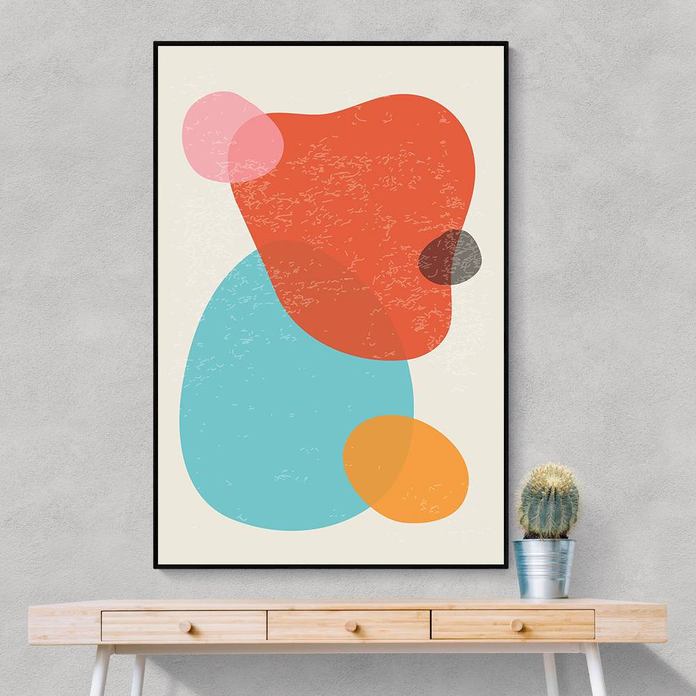Bright Abstract Shapes #2 Wall Art Bright Abstract Shapes #2 Wall Art