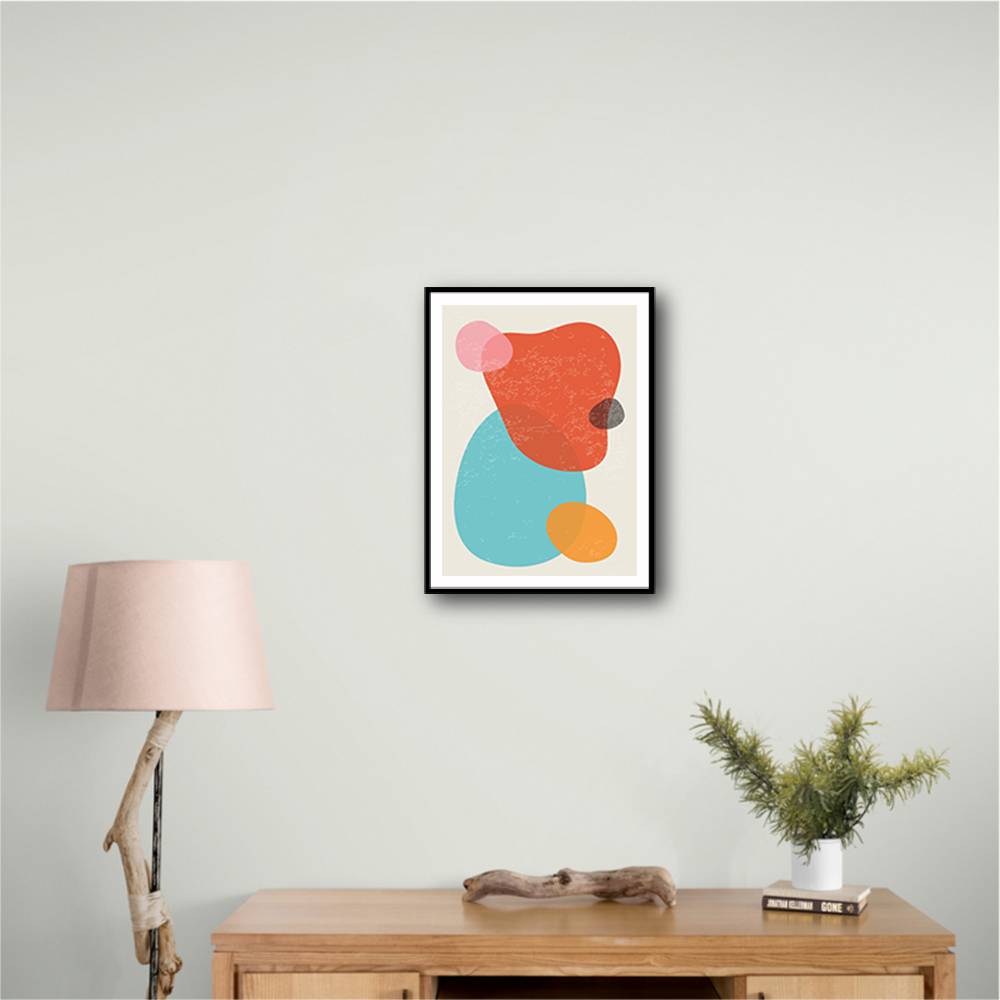 Bright Abstract Shapes #2 Wall Art Bright Abstract Shapes #2 Wall Art