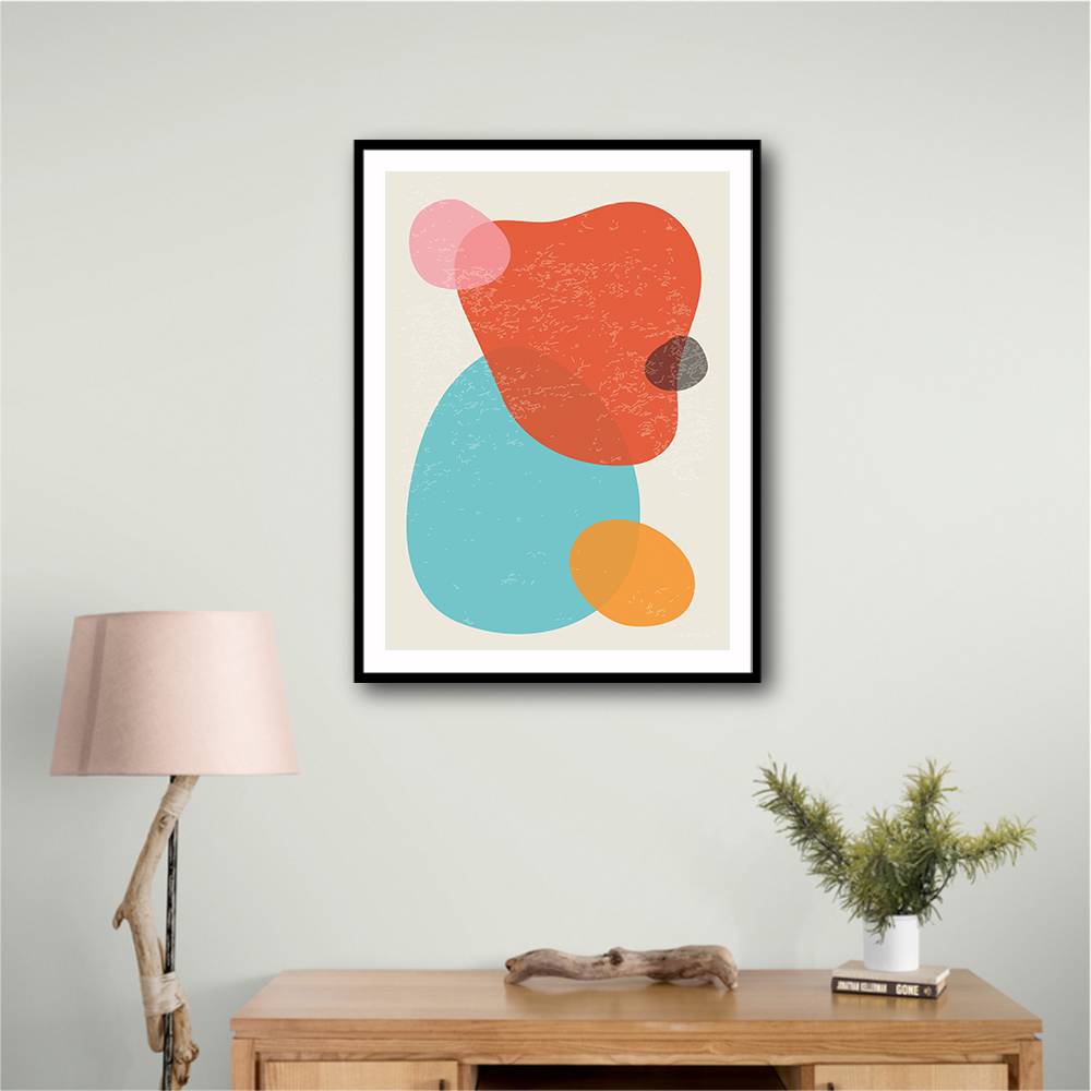 Bright Abstract Shapes #2 Wall Art Bright Abstract Shapes #2 Wall Art
