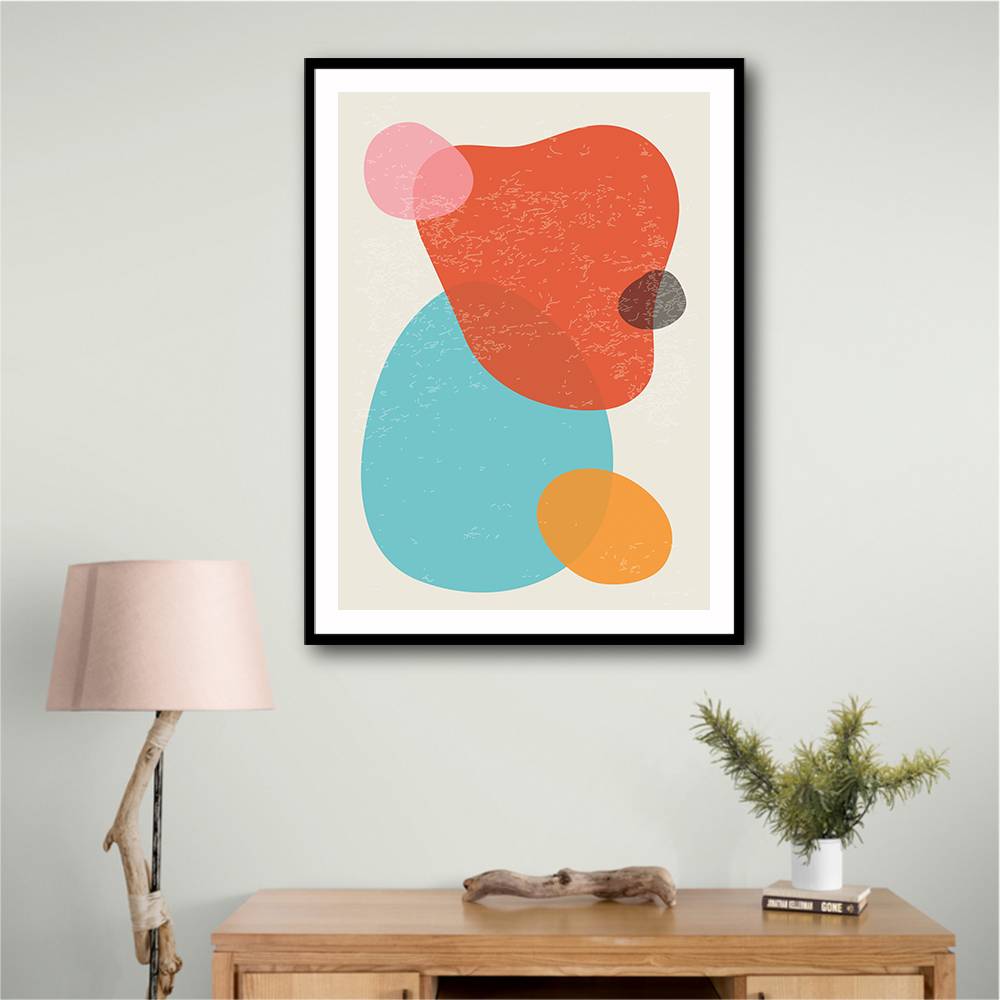 Bright Abstract Shapes #2 Wall Art Bright Abstract Shapes #2 Wall Art