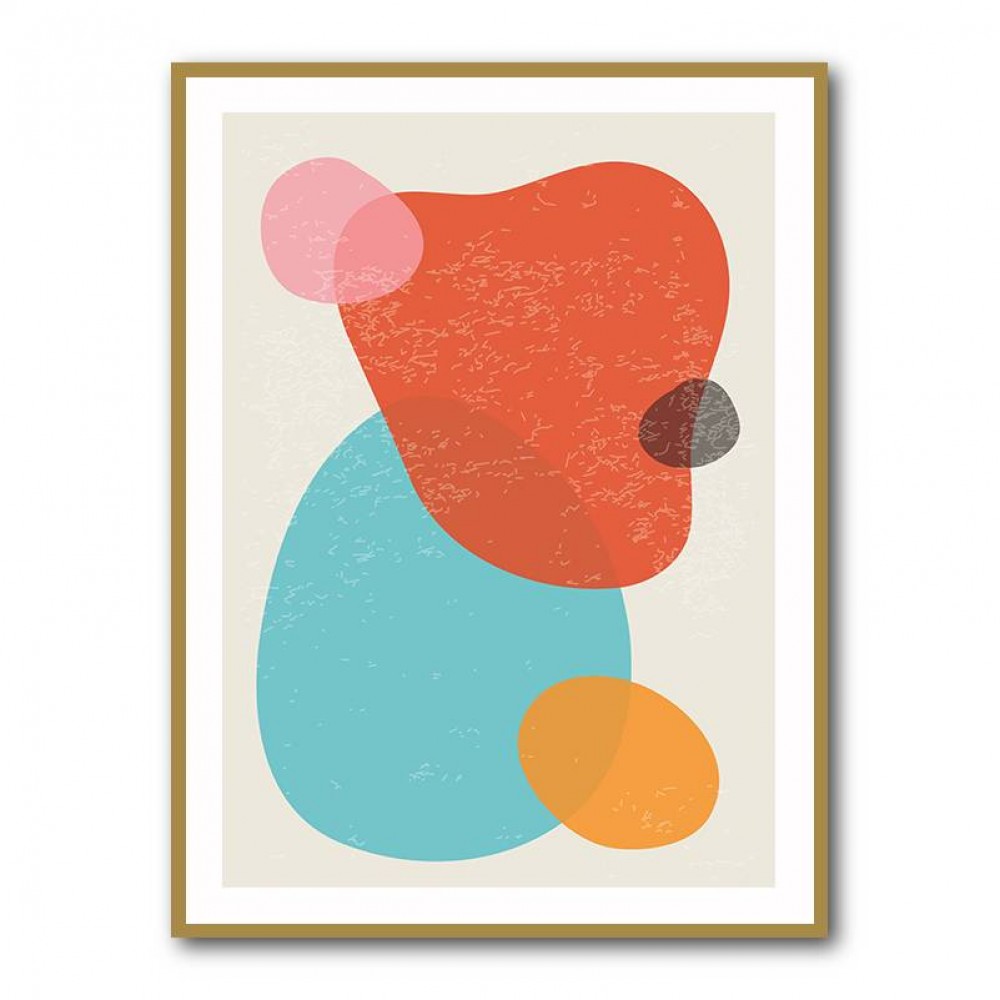 Bright Abstract Shapes #2 Wall Art Bright Abstract Shapes #2 Wall Art