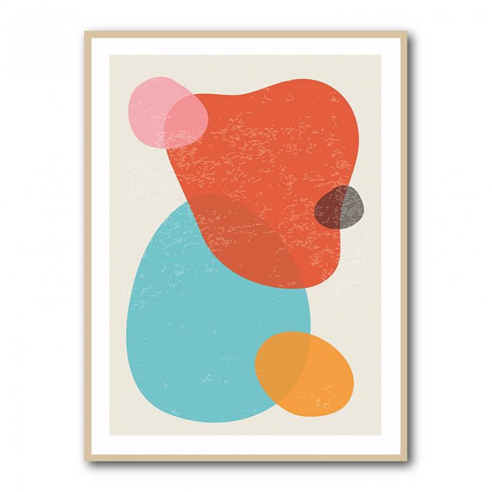 Bright Abstract Shapes #2 Wall Art Bright Abstract Shapes #2 Wall Art