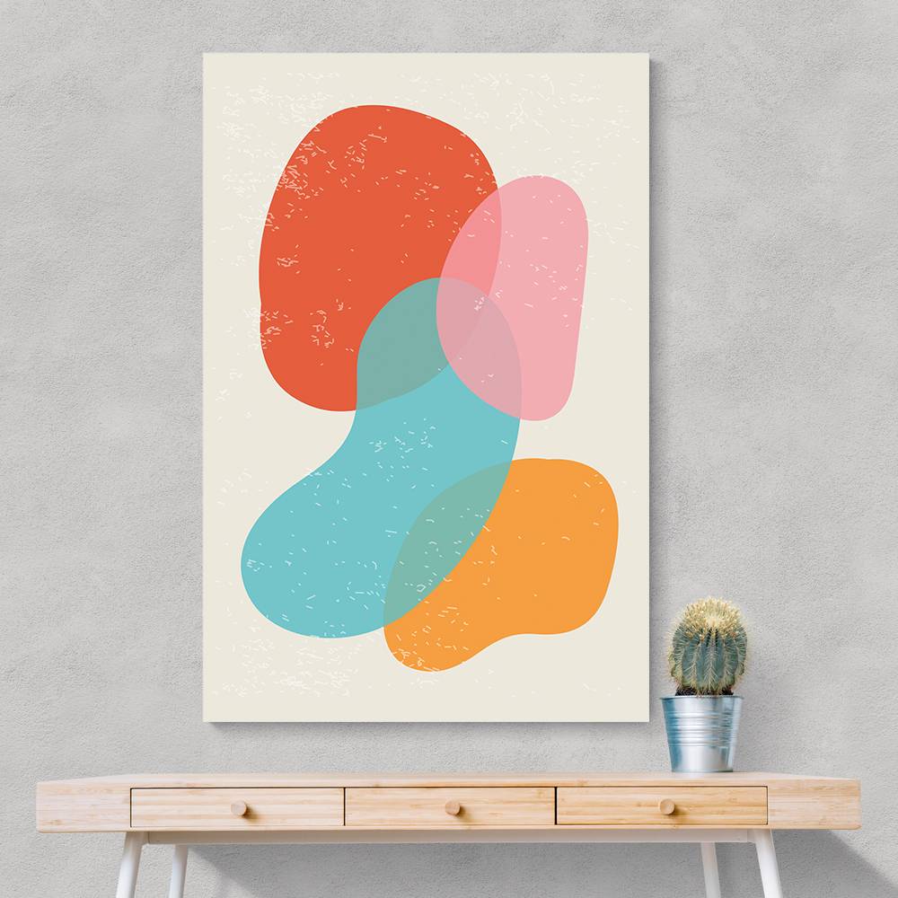 Bright Abstract Shapes #3 Wall Art Bright Abstract Shapes #3 Wall Art