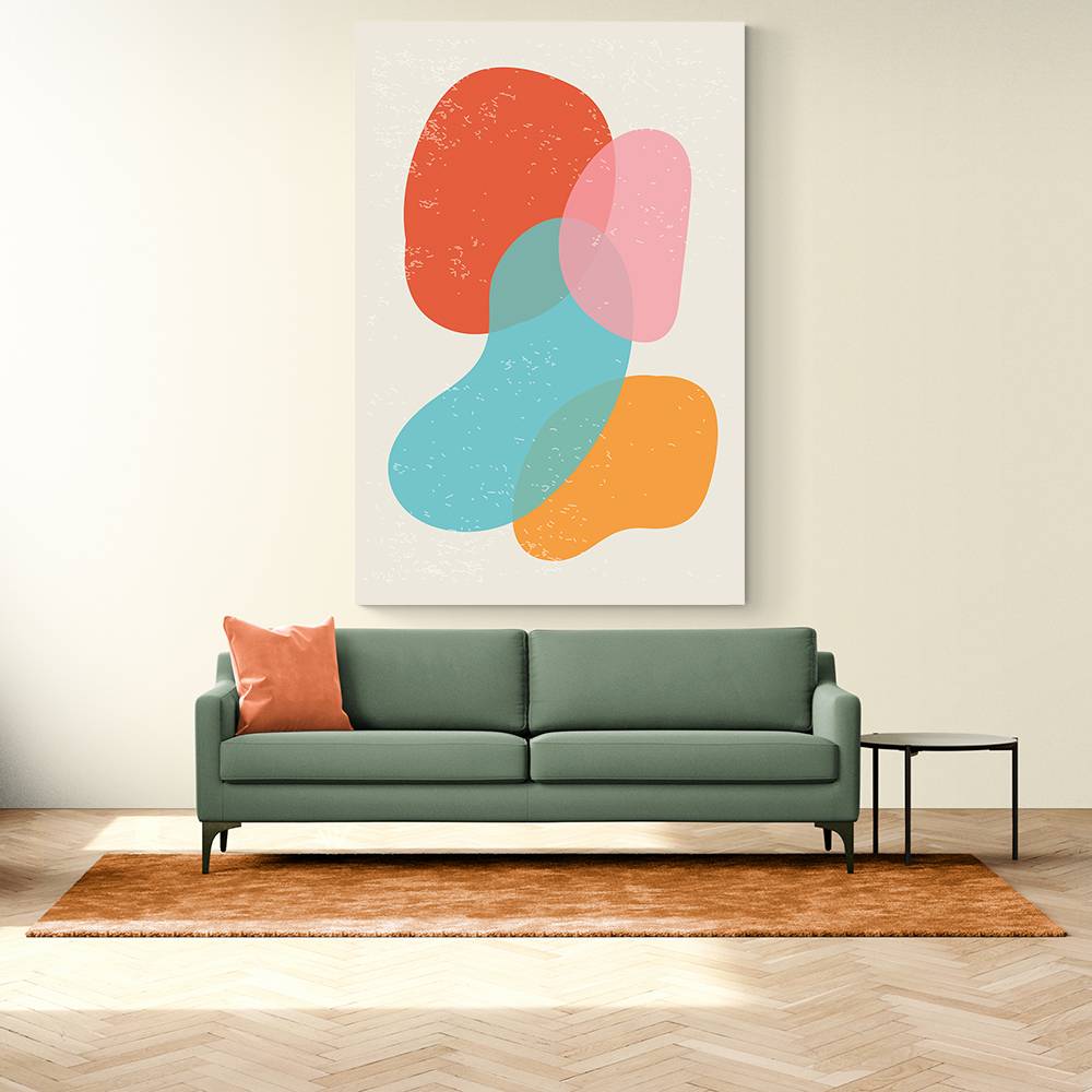 Bright Abstract Shapes #3 Wall Art Bright Abstract Shapes #3 Wall Art