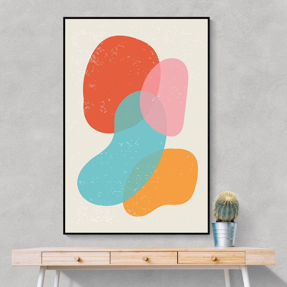 Bright Abstract Shapes #3 Wall Art Bright Abstract Shapes #3 Wall Art