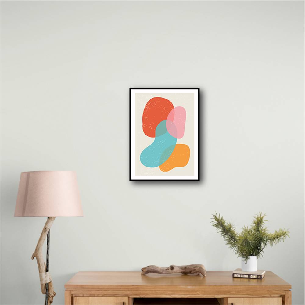 Bright Abstract Shapes #3 Wall Art Bright Abstract Shapes #3 Wall Art