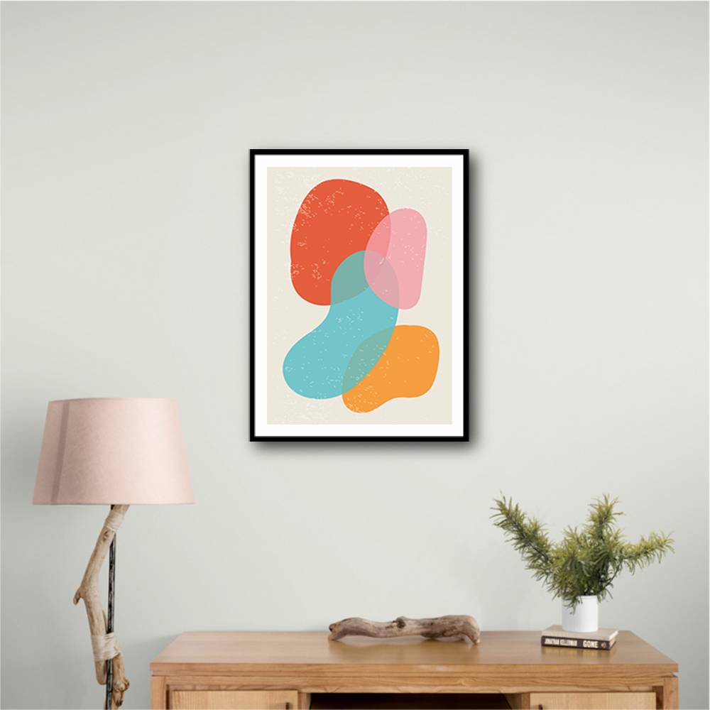 Bright Abstract Shapes #3 Wall Art Bright Abstract Shapes #3 Wall Art