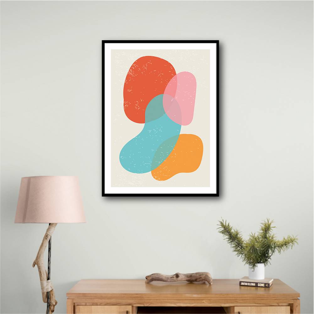 Bright Abstract Shapes #3 Wall Art Bright Abstract Shapes #3 Wall Art