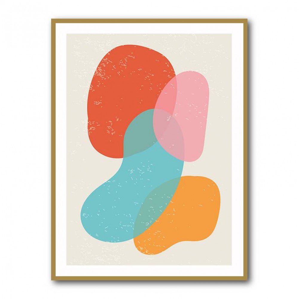 Bright Abstract Shapes #3 Wall Art Bright Abstract Shapes #3 Wall Art