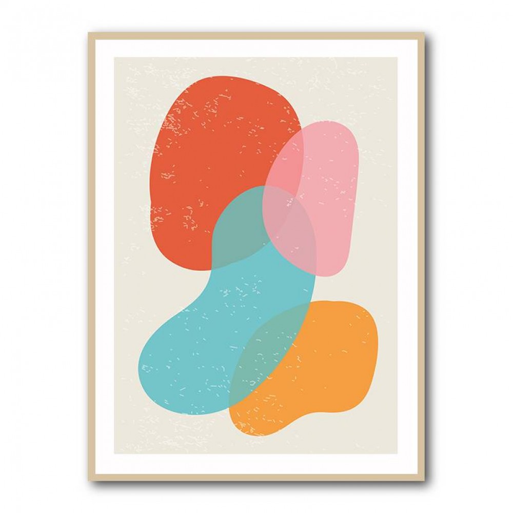 Bright Abstract Shapes #3 Wall Art Bright Abstract Shapes #3 Wall Art