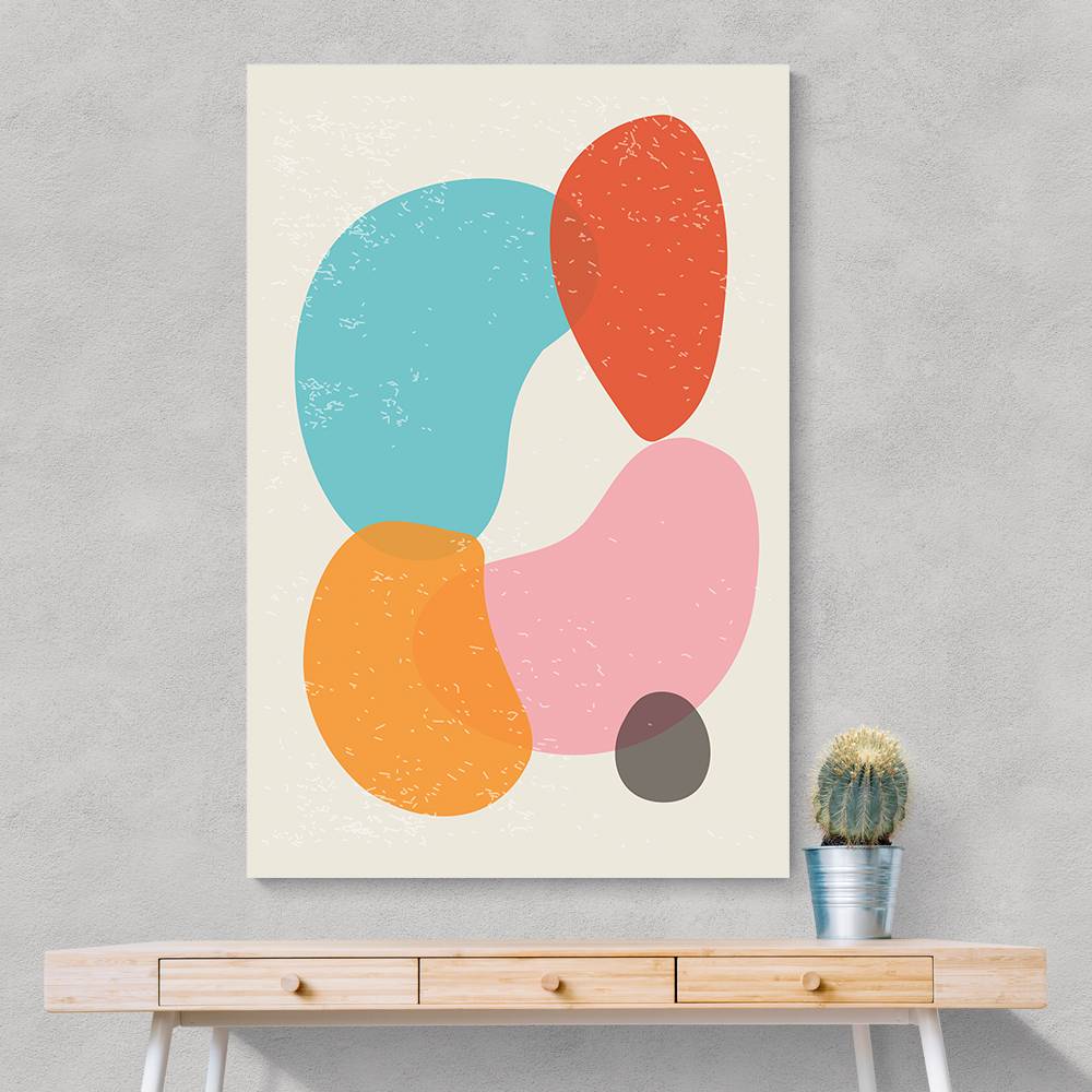 Bright Abstract Shapes #4 Wall Art Bright Abstract Shapes #4 Wall Art