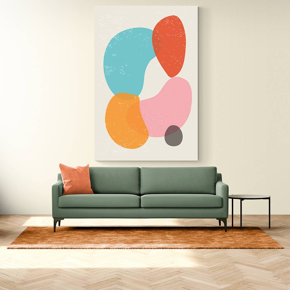 Bright Abstract Shapes #4 Wall Art Bright Abstract Shapes #4 Wall Art