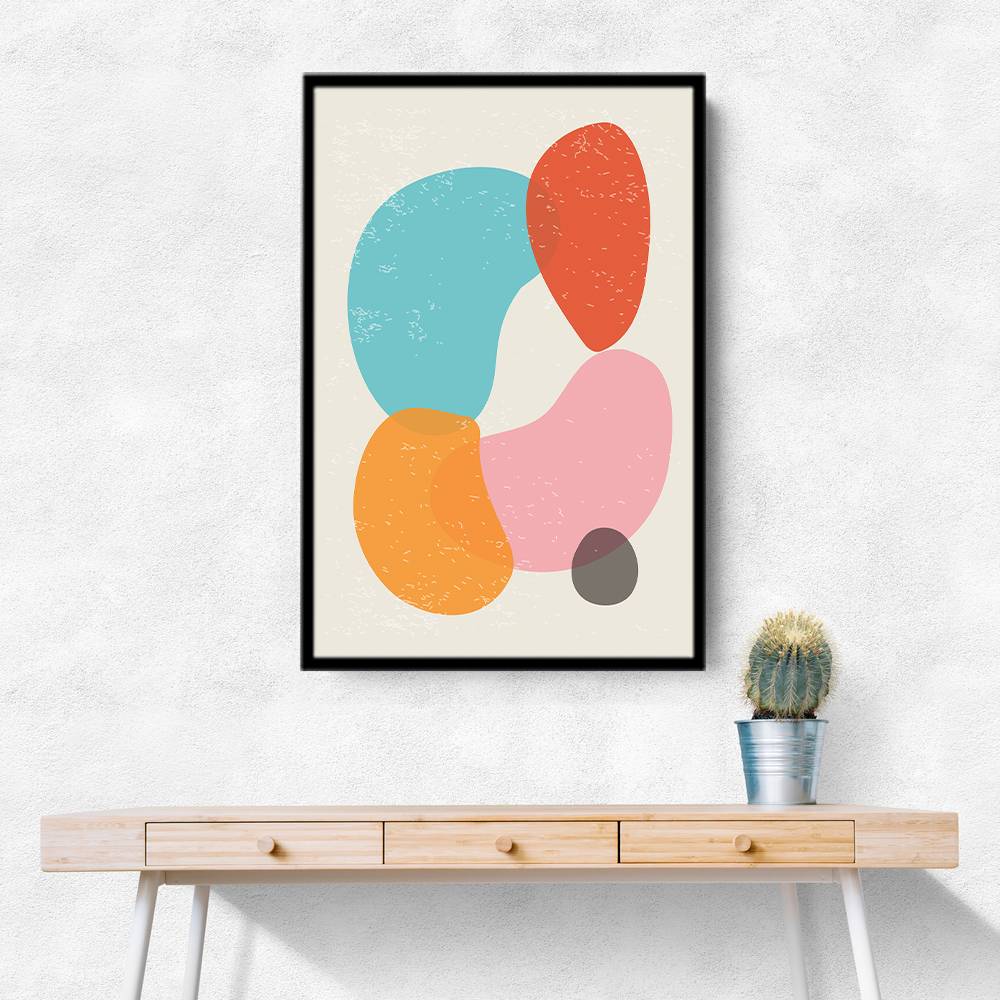 Bright Abstract Shapes #4 Wall Art Bright Abstract Shapes #4 Wall Art