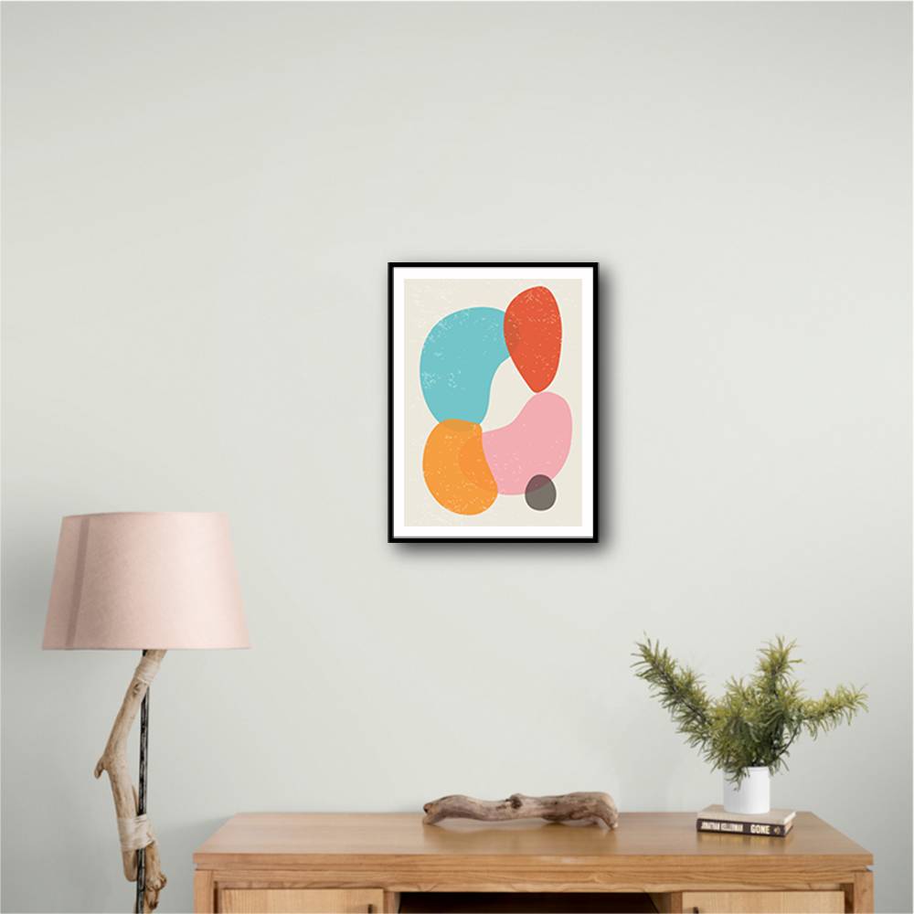 Bright Abstract Shapes #4 Wall Art Bright Abstract Shapes #4 Wall Art
