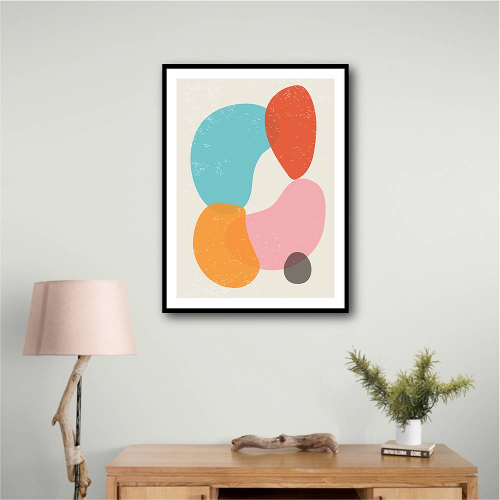 Bright Abstract Shapes #4 Wall Art Bright Abstract Shapes #4 Wall Art