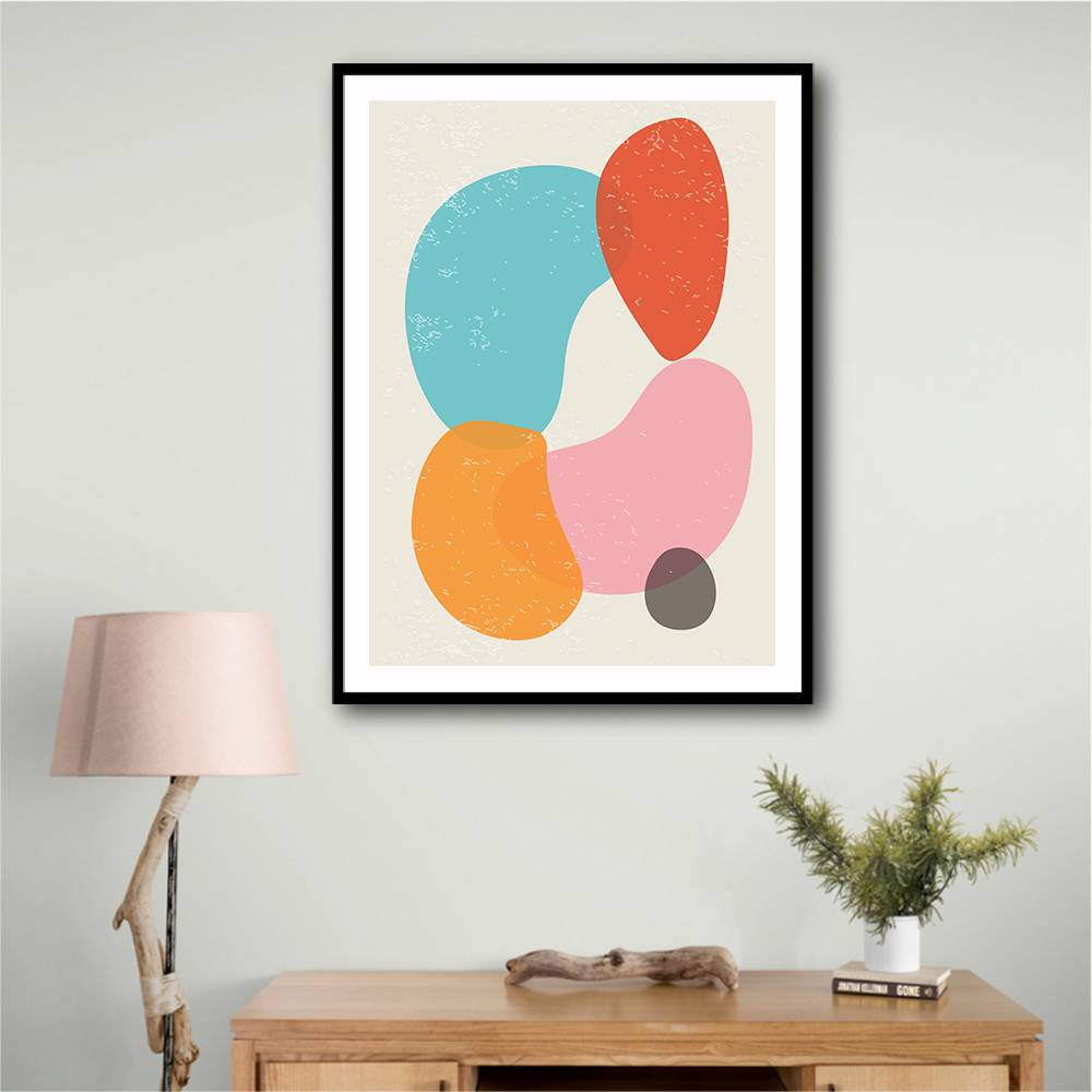 Bright Abstract Shapes #4 Wall Art Bright Abstract Shapes #4 Wall Art