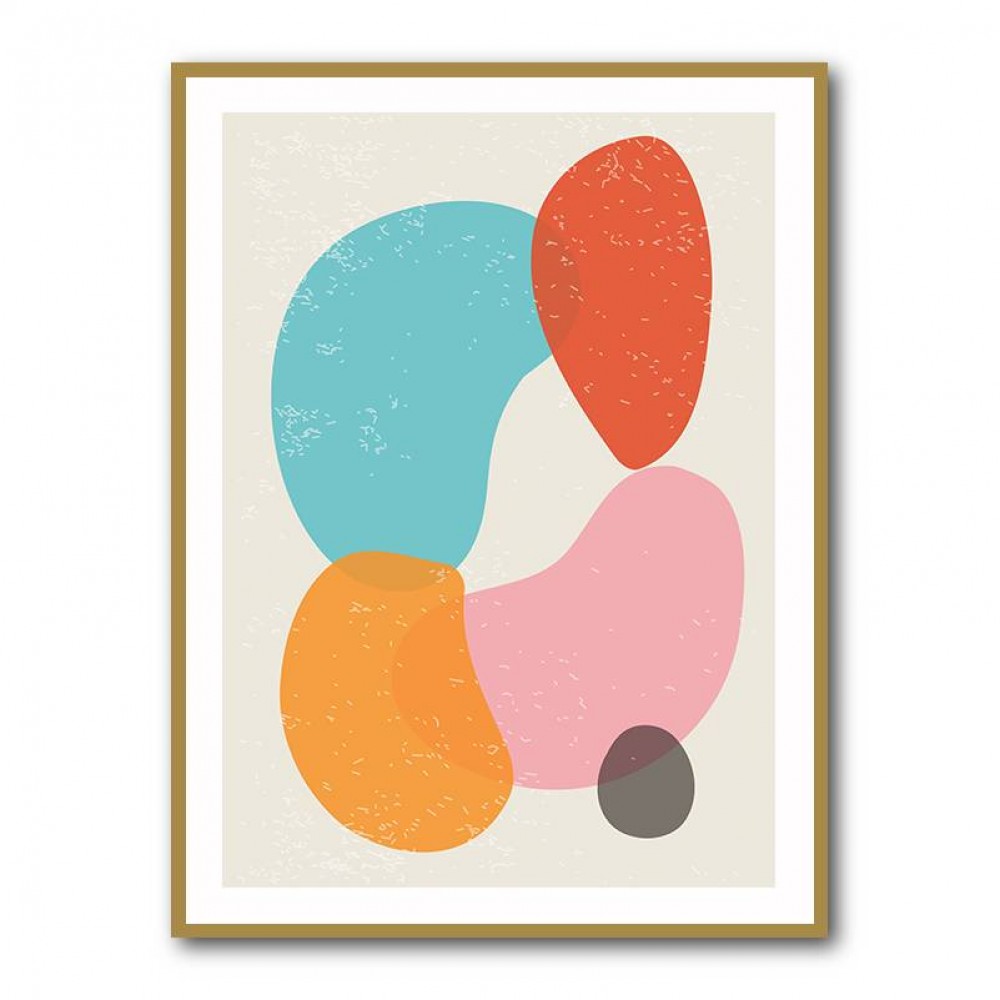 Bright Abstract Shapes #4 Wall Art Bright Abstract Shapes #4 Wall Art