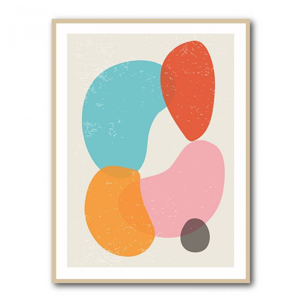 Bright Abstract Shapes #4 Wall Art Bright Abstract Shapes #4 Wall Art