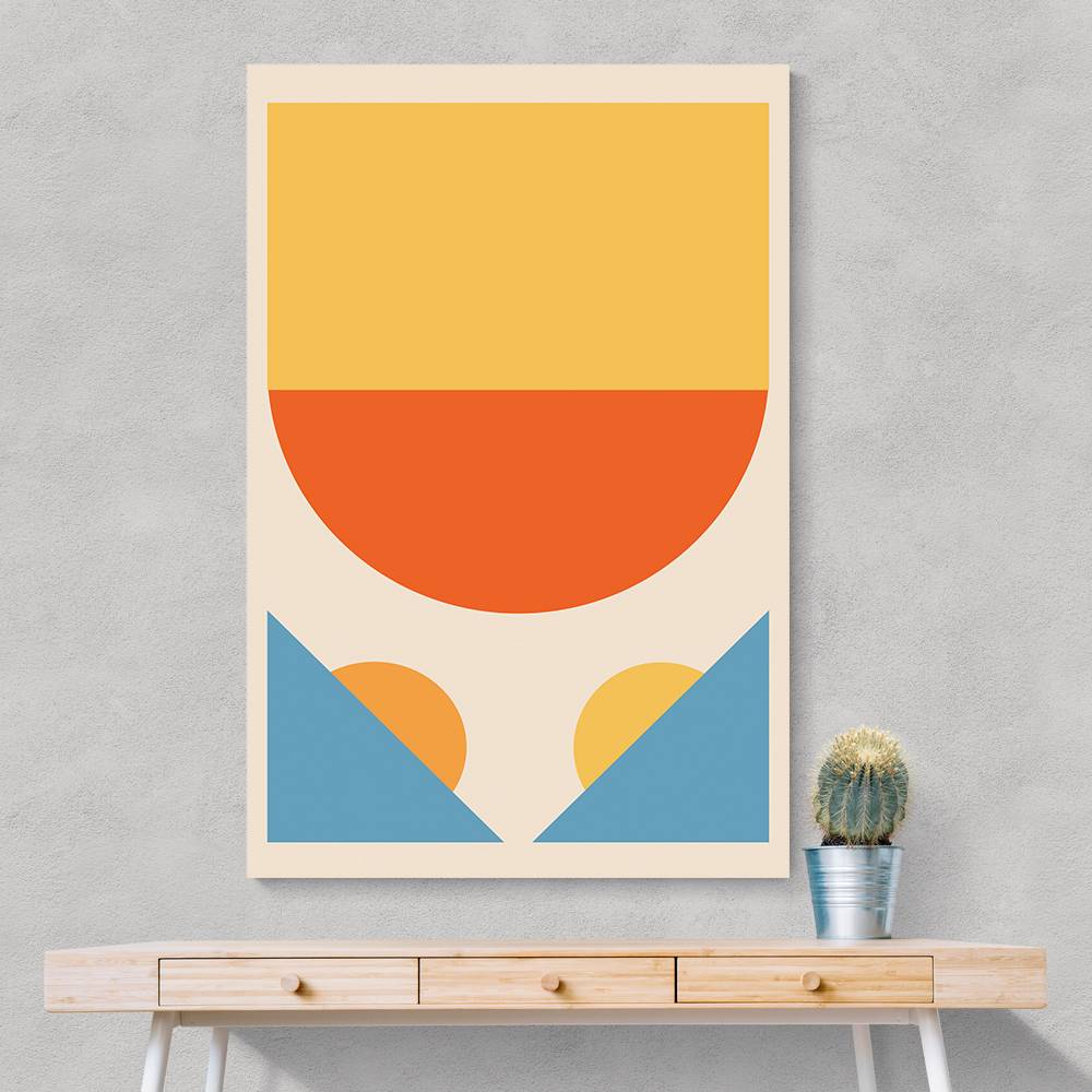 Bright Minimal Shapes Series #1 Wall Art Bright Minimal Shapes Series #1 Wall Art