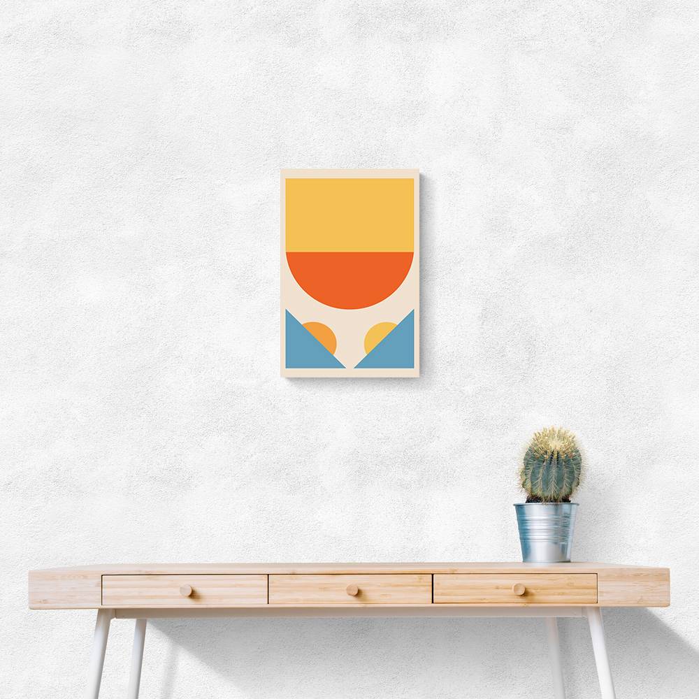 Bright Minimal Shapes Series #1 Wall Art Bright Minimal Shapes Series #1 Wall Art