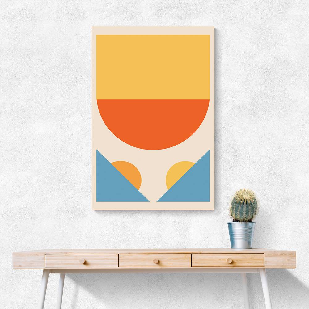 Bright Minimal Shapes Series #1 Wall Art Bright Minimal Shapes Series #1 Wall Art