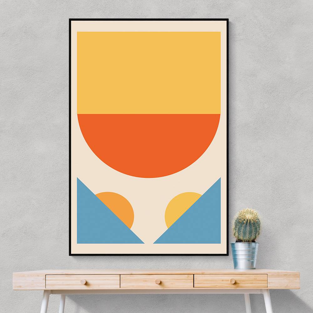 Bright Minimal Shapes Series #1 Wall Art Bright Minimal Shapes Series #1 Wall Art