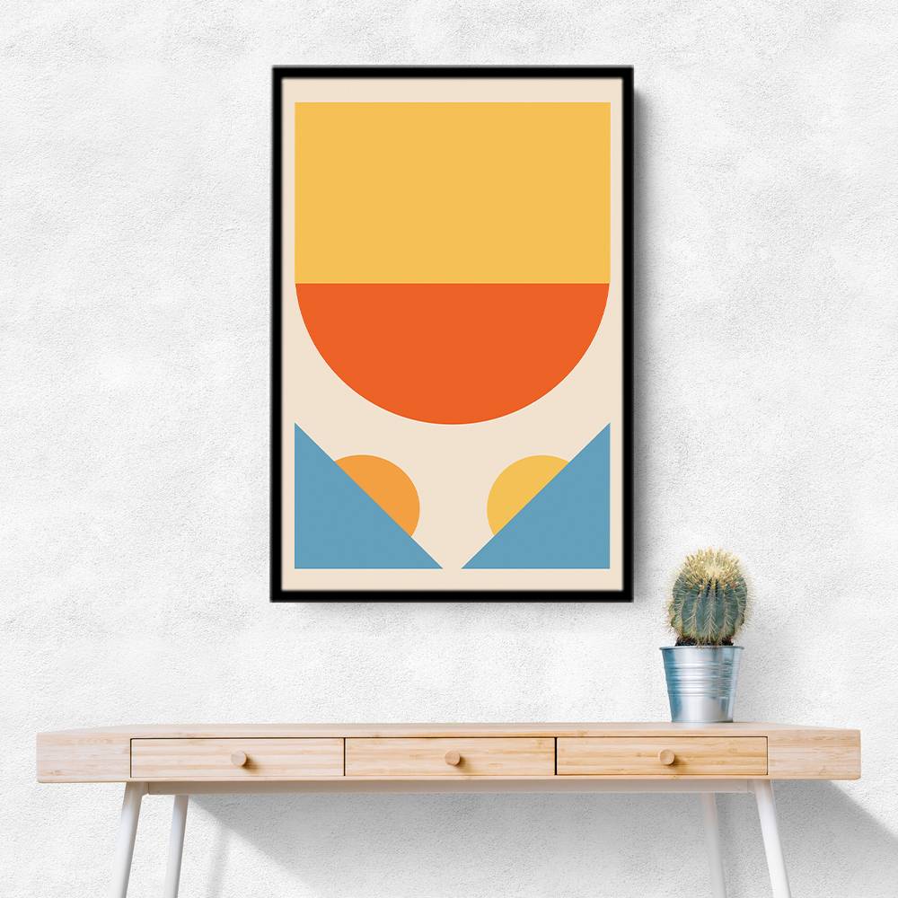 Bright Minimal Shapes Series #1 Wall Art Bright Minimal Shapes Series #1 Wall Art