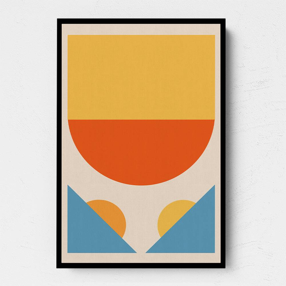 Bright Minimal Shapes Series #1 Wall Art Bright Minimal Shapes Series #1 Wall Art