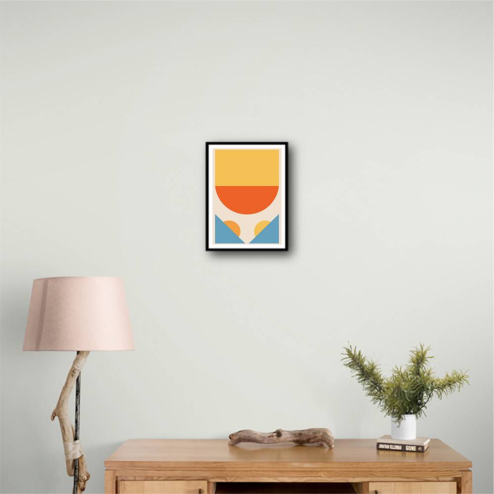 Bright Minimal Shapes Series #1 Wall Art Bright Minimal Shapes Series #1 Wall Art