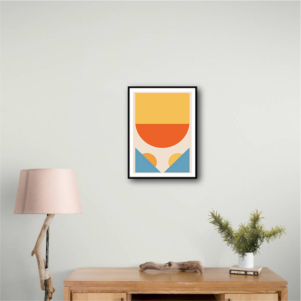 Bright Minimal Shapes Series #1 Wall Art Bright Minimal Shapes Series #1 Wall Art